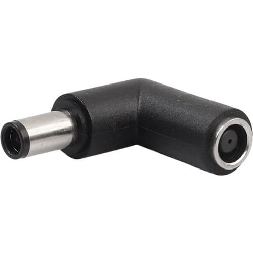 7.4x5.0 Straight head to 7.4x5.0 elbow DC Power Charger Adapter Converter Connector for DELL HP 7.4X5.0 to 7.4X5.0mm