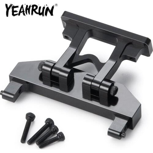 YEAHRUN Aluminum Rear Car Body Shell Fixing Seat Mount Support Stand for Axial SCX24 90081 1/24 RC Car Model Upgrade Parts