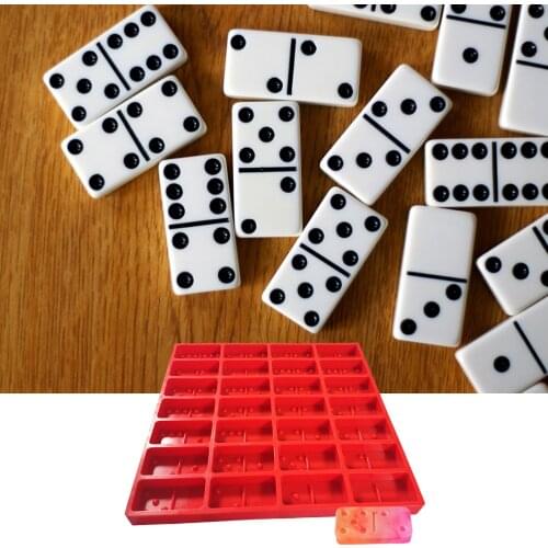 DIY Dominoes Silicone Epoxy Resin Mould Cake Mold Fondant Molds Cake Decorating Tools Chocolate Fondant Tools Soap Mold Mould