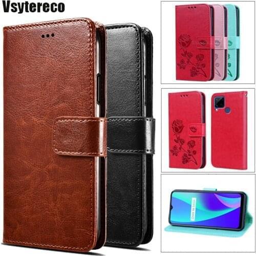 Realme C15 C11 C12 C17 C2S C3 C3i Narzo 10A 20A Pro Flip Case For OPPO Reno 3 Vitality Reno 3A 3 4 SE 4Z Pro 4G 5G Wallet Cover