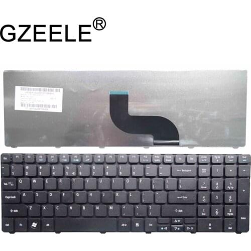 GZEELE US Keyboard For Acer Aspire 7745G 7551-2560 7551-2575 7551-3029 7551-3068 NSK-ALA1D V104730DS3 black