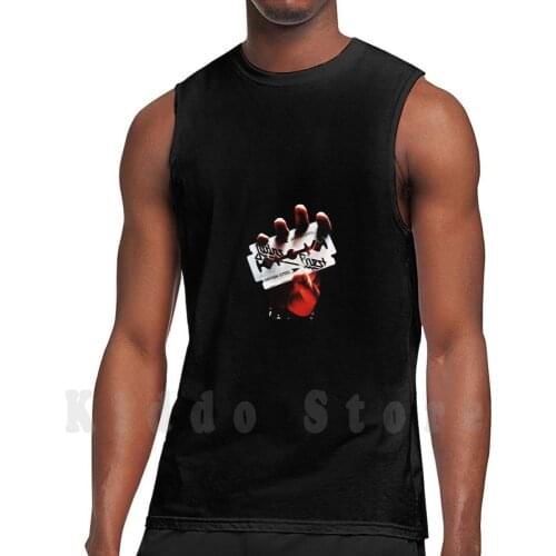 British Steel Design tank tops vest sleeveless Judas Priest Judas Priest Band Judas Priest Download Judas Priest Music