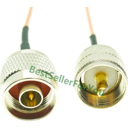 N Type Male To UHF Male Connector PL259 Plug RG316 50 Ohm Coax Cable Pigtail Jumper Pick Your Length High Quality
