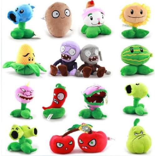 Plant vs zombies stuffed plush doll Presents On Saling Cartoon Anime Series Kids Toys Home Decoration Birthday Gift