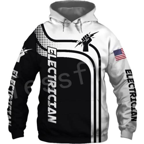 Tessffel Newest Worker Tool Electrician ironworker Tracksuit Funny NewFashion Pullover 3DPrint Zip/Hoodies/Sweatshirts/Jacket 14