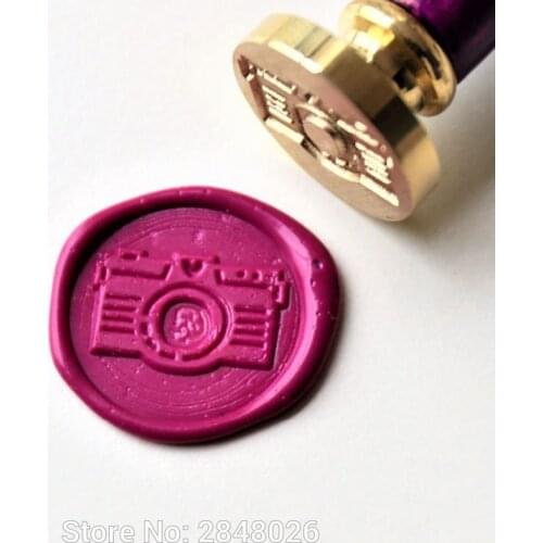 Camera Wax Seal Stamp, wedding stamp ,party wax seal stamp,initial wax seal stamp set