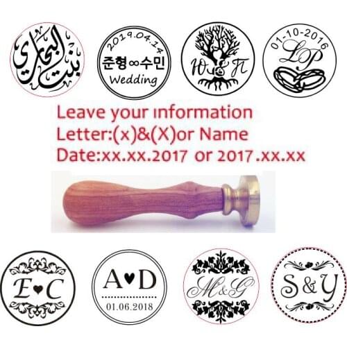 Customize Wax Seal Stamp logo Personalized image custom sealing wax sealing stamp wedding Invitation Retro antique stamp custom