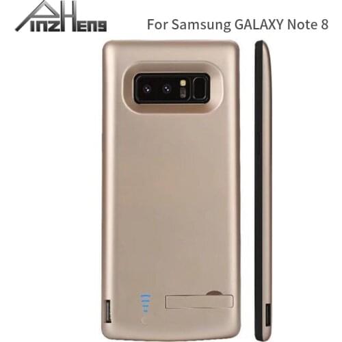 PINZHENG 6500mAh Battery Charger Case For Samsung Note 8 Charging Case For Samsung Note 8 Portable Power Bank Wireless Charger