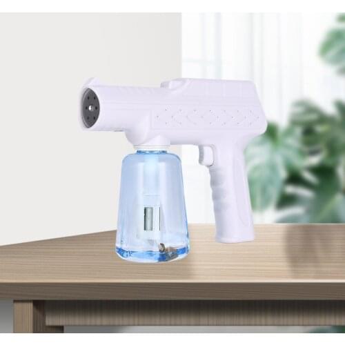 Handheld Electric Disinfectant Sanitizer Fog Machine Electrolyzed Water Spray Gun 450ml, White