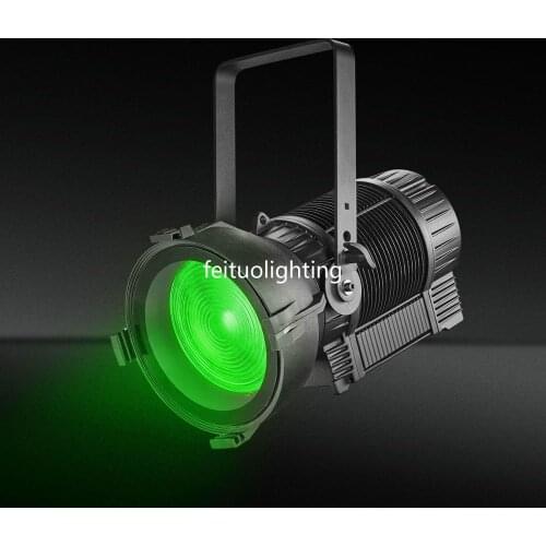 300W IP65 Outdoor Usage LED Fresnel Light With Auto Zoom WW/CW/5IN1 RGBAL