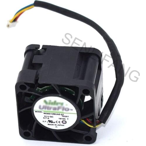Brand new for NIDEC W38S12BUA5-07 38*38*28 12V 0.70A 4 line small force fan