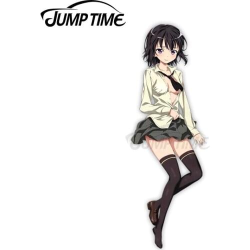 Jump Time Boku wa Tomodachi ga Sukunai Mikazuki Yozora 3 4.3 Anime Sexy Girl Vinyl Decal Waifu Car sticker