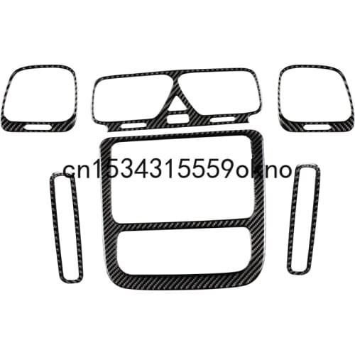 For Volkswagen Scirocco 11-14 Interior Accessories Central Air Outlet Air Conditioning Panel Carbon Fiber Modification Patch