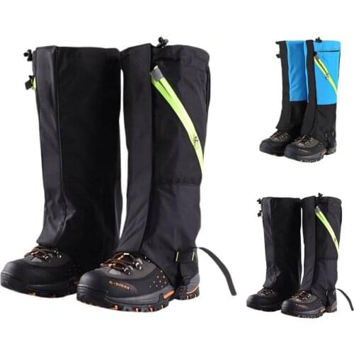 Unisex Waterproof Snow Gaiters Leg Covers Climbing Camping Hiking Ski Kid Leg Warmers Boot Shoe Legging Gaiter Legs Protection