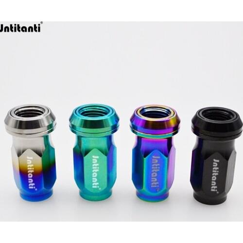 High quality Gr5 titanium wheel lug nut with open end