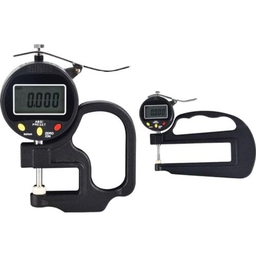 0.001mm digital thickness gauge 0-10mm micrometer thickness meter for paper leather fabric metal film
