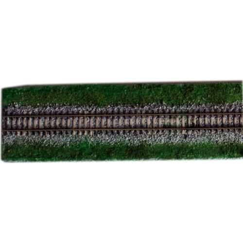 1/87 Ho Scale Miniature Train Model Single Track Railway Simulation Sand Table Model Scenery Layout In Building Accessories