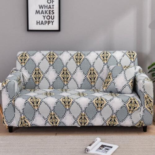 Sofa Cover Geometric Couch Cover Elastic Sofa Cover for Living Room Pets Corner L Shaped Chaise Longue Sofa Slipcover 1PC