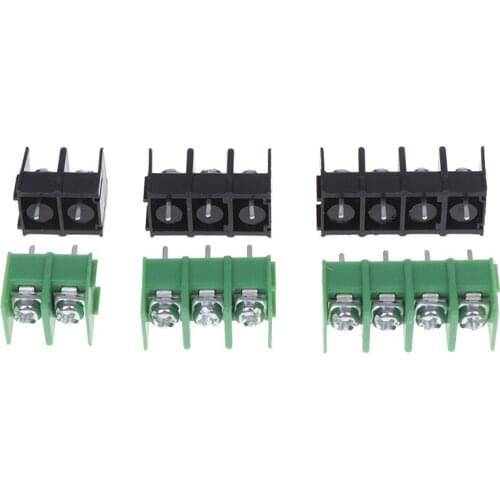 10Pcs 300V/20A 7.62 mm KF7.62 - 2P 3P 4P Screw Terminal Block Connector 7.62mm Pitch