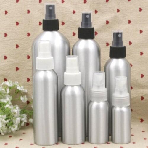 30ml/50ml/100ml/120ml Aluminum Perfume Bottle With Spray Mini Portable Empty Refillable Perfume Atomizer Spray Bottle
