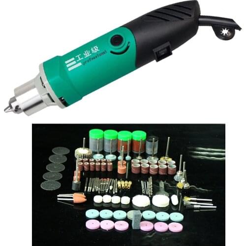 6.5mm High Speed Electric Grinder Engraving Electric Mill Adjustable Speed Drilling Cutting Grinding Electric Drill Polishing