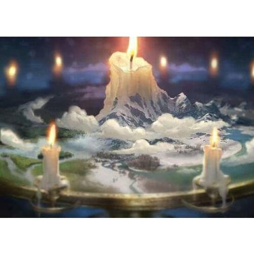 MHD 5D DIY Diamond Painting candle diamond Embroidery pattern Full square round Diamond Cross Stitch Rhinestone Mosaic