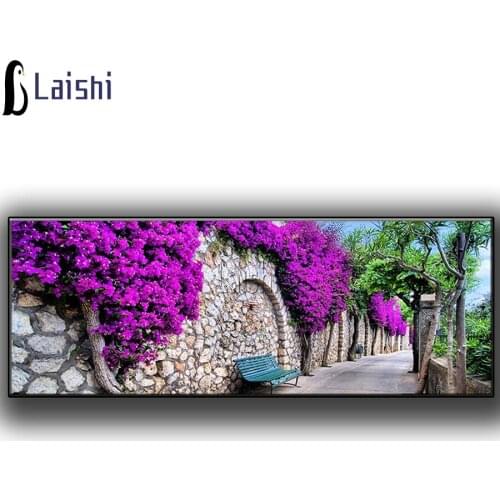 European Pastoral path diamond embroidery full square round drill diy diamond painting mosaic puzzle large size home wall decor