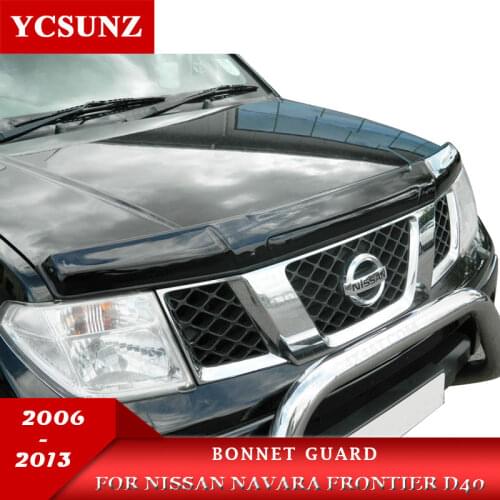 Bonnet guard car accessories Bonnet Hoop Scoop For Nissan Navara Frontier D40 2006 2007 2008 2009 2010 2011 2012 2013 YCSUNZ