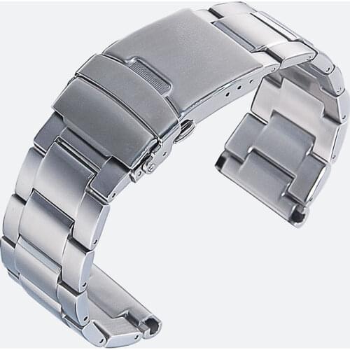 22 mm Stainless Steel Watch Band Bracelets Replacement For PROSPEX Street Series SBBN015/017/031/033/SNE498/499