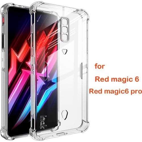 For Nubia Red magic 6 6 pro Case soft TPU Back Cover Case Back Case Redmagic 6 6 pro Protective Full cover Frosted CaseS
