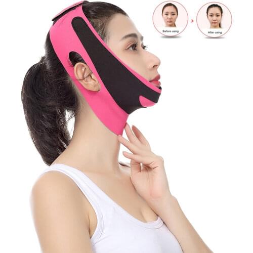 Elastic Face Slimming Bandage V Line Face Shaper Women Chin Cheek Lift Up Belt Facial Anti Wrinkle Strap Face Care Tools