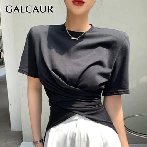 GALCAUR Short Sleeve Women's T-Shirts