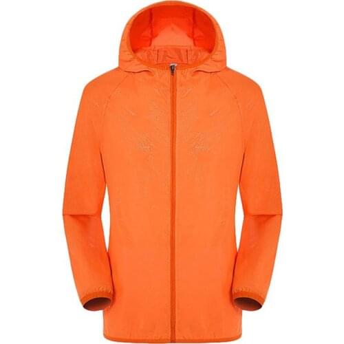 GAOKE Coat Mens Womens Casual Sun Protection Clothing Jackets Windproof Ultra-Light Rainproof Windbreaker