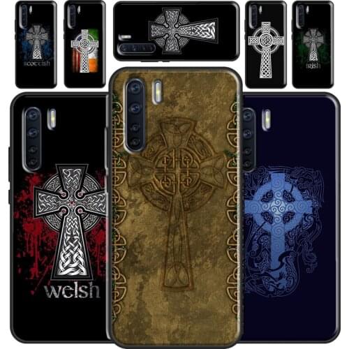 Celtic Knot Cross Phone Case For OPPO A53 2020 A5 A9 A31 A52 A72 A92 A83 A91 A93 A1K A15 A3S A5S F5 F7 Cover