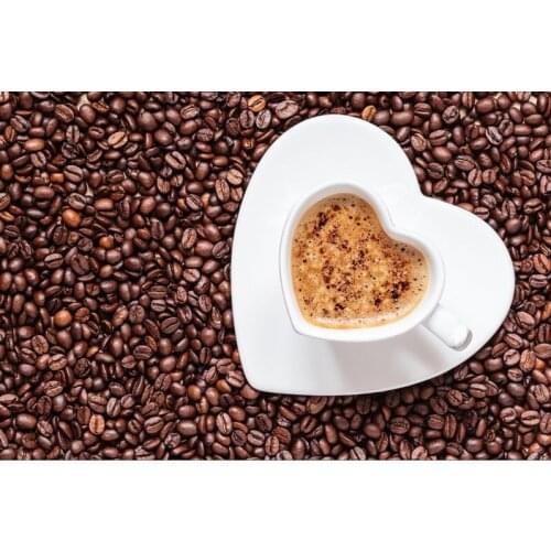 Coffee heart The wooden puzzle 1000 pieces ersion jigsaw puzzle white card adult childrens educational toys