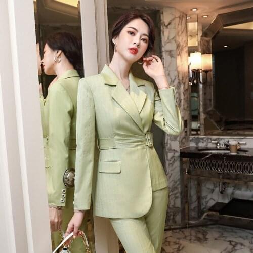 LSHITT Women's Trouser Suits With Stripes China