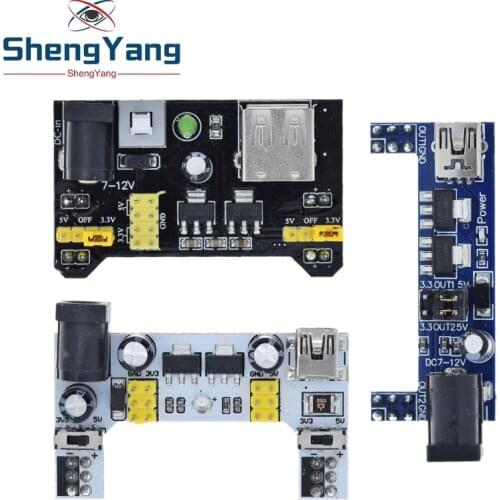 MB102 Breadboard Power Supply Module /MB102 white Breadboard Dedicated Power Module 2-way 3.3V 5V MB-102 Solderless Bread Board
