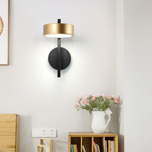 Post-modern LED wall lamp creative personality bedside lamp Nordic living room TV cabinet corridor aisle wall lamp LB022015