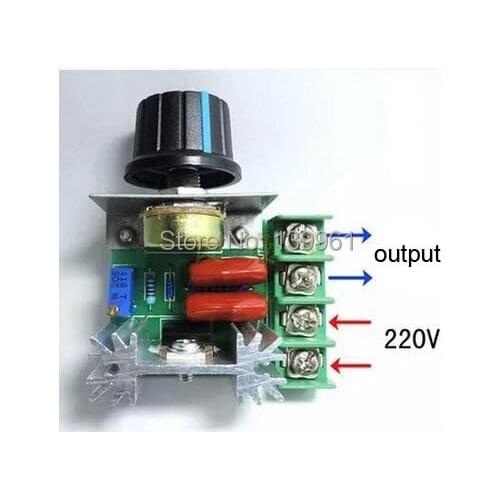 AC220V 2000W SCR Voltage Regulator Dimming Dimmers Speed Controller Thermostat