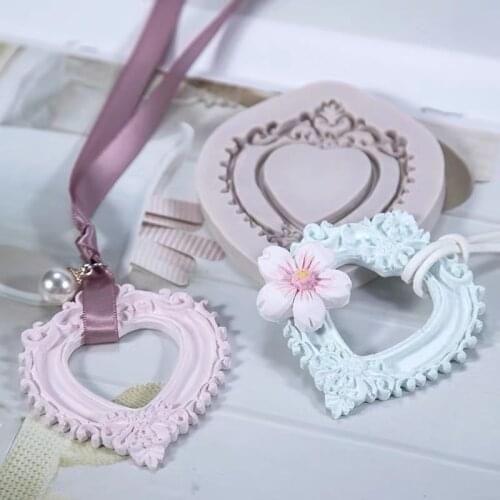 Love Silicone Mold DIY Aromatherapy Plaster Cake Decorating Mould Candy Chocolate Making Tool