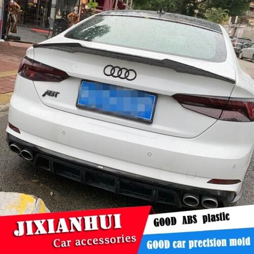 For AUDI A4 Carbon Fiber Spoiler 2017-2019 m4 sty High Quality Carbon Fiber Material Spoiler For AUDI A4L A4 Spoiler