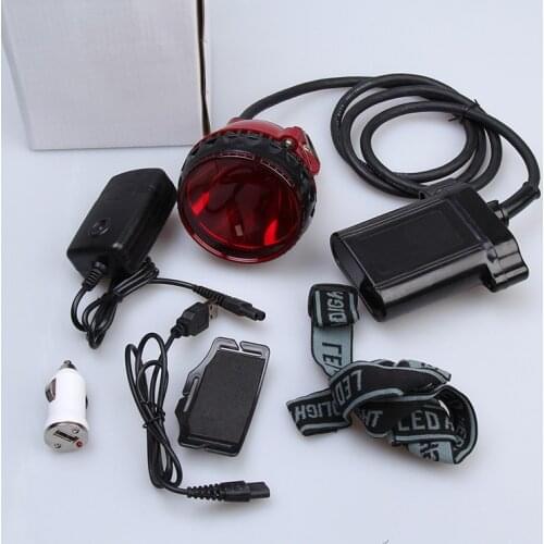 USA Hot sale 40000lx Head Torch Headlights Power Headlamp Lamp light Flashlight Far headlight LED Camping Waterproof Miners