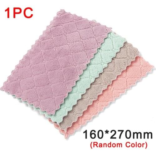 Super Absorbent Microfiber Kitchen Dish Cloth Household Cleaning Towel Cleaning Cloth home washing dish kitchen Cleaning towel