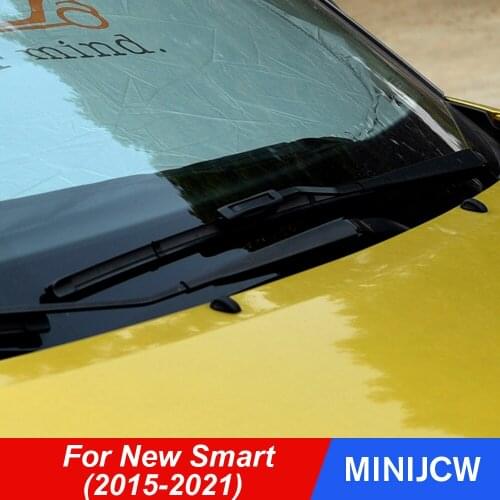 1Pair Car Accessories Windshield Windscreen Wiper Boneless Wiper Blade for New Smart 453 fortwo forfour