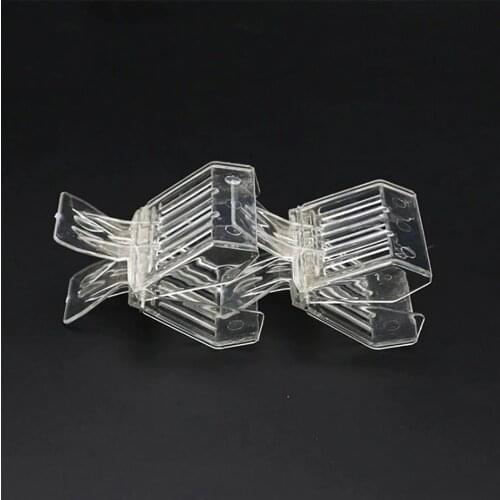 2pcs Rearing new bee clip type isolation room insectary box bees tools queen cage cell plastic cages accessories beeing catcher