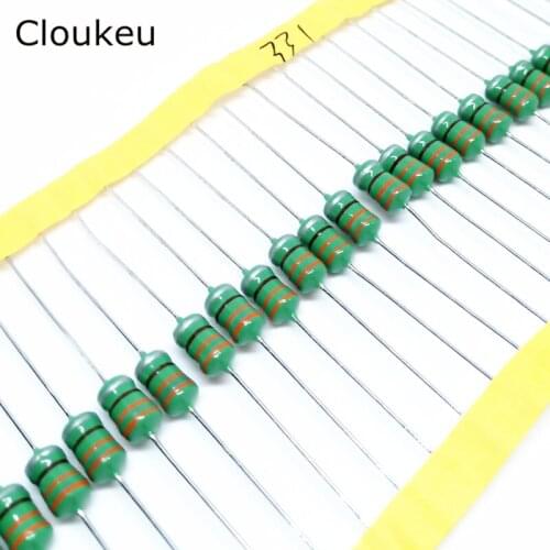 20Pcs 1w 330UH 331K Color Code Inductance Inductor 0510 330UH 331K 331