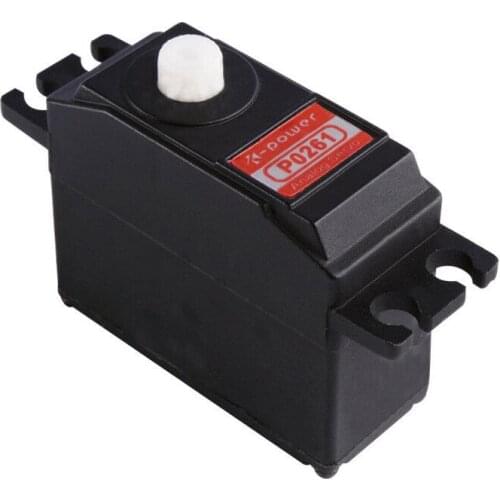 20PCS K-power P0261 Analog Servo 2kg JR plug Plastic Gear servo Standard size servo for RC Model part