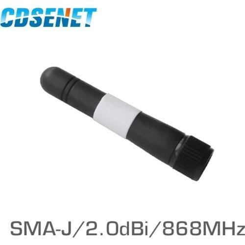 4Pcs/Lot Omni 868MHz High Gain Wifi Antenna CDSENET TX868-JZ-5 2.0dBi SMA Male Omnidirectional Antennas For Communication