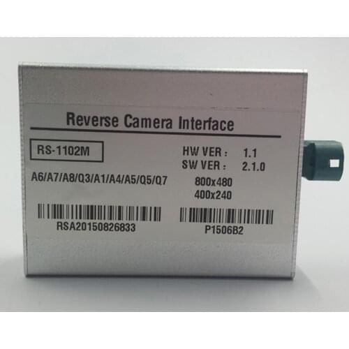 Car Bakcup Rear Camera Video Interface For AUDI A4 B8 MMI 3G System With Parking Guidelines