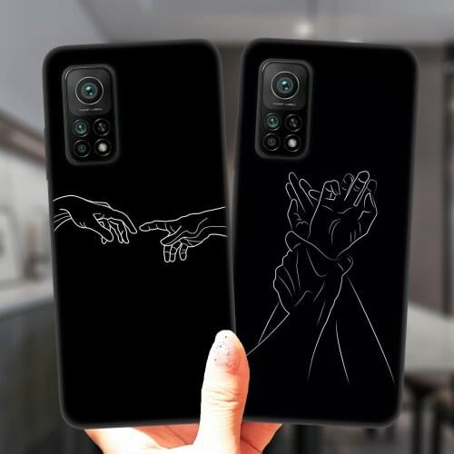 Mona Lisa Art David Girl Lines Phone Case For Xiaomi Mi 10T Lite 10 Ultra Redmi Note 9S 7 8 9 Note9 Pro 8T Black Silicone Cover